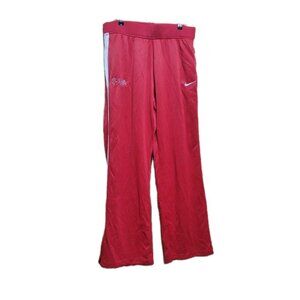 Retro Nike Dri-Fit Wide Leg R-PHILS Track Pants Red Mens Large